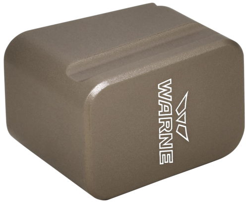 Warne Meg195/4de Magazine Extension Made Of 6061-t6 Aluminum With Hardcoat AFALSEdized Flat Dark Earth Finish For Glock 19,