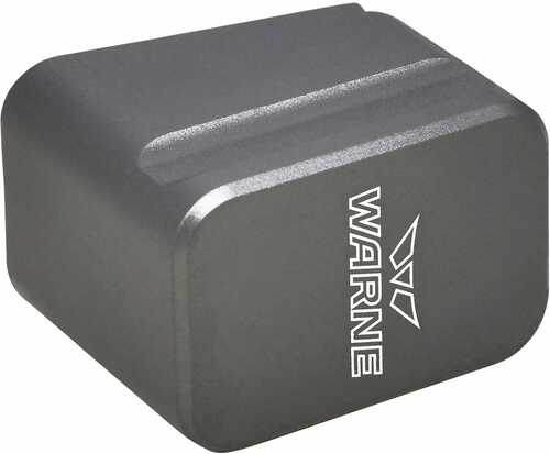 Warne Meg195/4gr Magazine Extension Made Of 6061-t6 Aluminum With Hardcoat AFALSEdized Gray Finish For Glock 19 23
