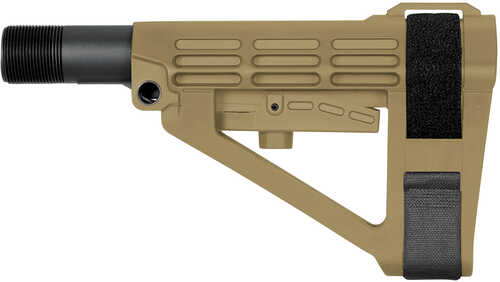 Sb Tactical Sba4 Brace Synthetic Flat Dark Earth 5-Position Adjustable For AR-Platform (Tube FALSEt Included)