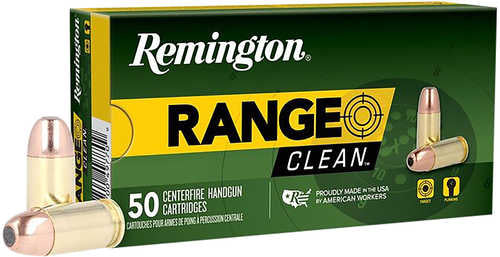 Remington Ammunition 27685 Range Clean 40 S&W 180 Grain Flat FALSEse Enclosed Base (FNEB) 50 Per Box