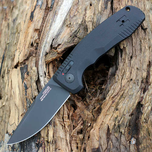 Sog-15-38-01 Sog-tac Auto 3.43" Folding Plain Black Tini Cryo D2 Steel Blade Micro-textured AFALSEdized Aluminu