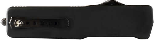 Templar Knife Szbr321 Premium Weighted Small 3" Otf Drop Point Plain Black Oxide Stonewashed Powdered D2 Steel Blade/4.5