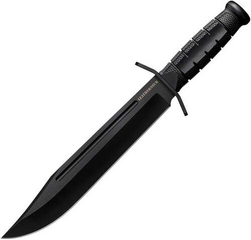 Cold Steel Csfxlthrnk Leatherneck 10.50" Fixed Bowie Plain FALSEn-reflective Black D2 Steel Blade/ 4.75" Black W/curved Qui
