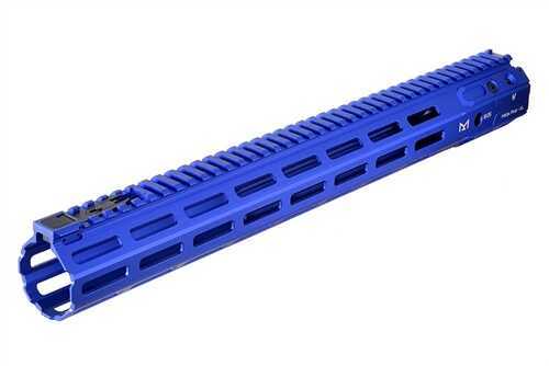 Strike Rail With M-Lok AR-15 Rifle Aluminum Blue Hard Coat AFALSEdized 15.5"