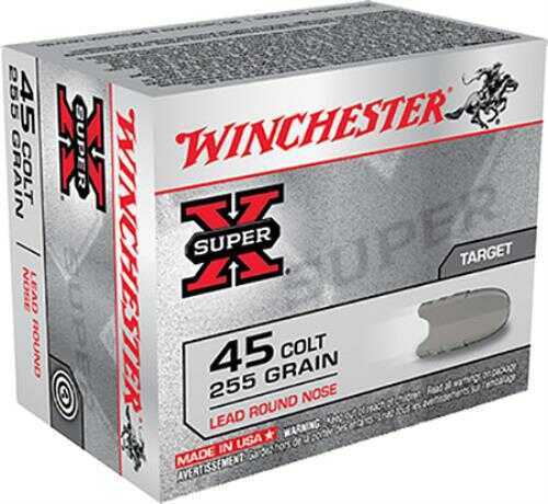Winchester 45 Colt 20 Rounds Ammunition – Superior Accuracy with Lead Round Nose Bullets