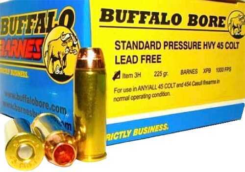 Buffalo Bore 45 Colt 225 Grain Hollow Point Ammunition – High Performance Expansion