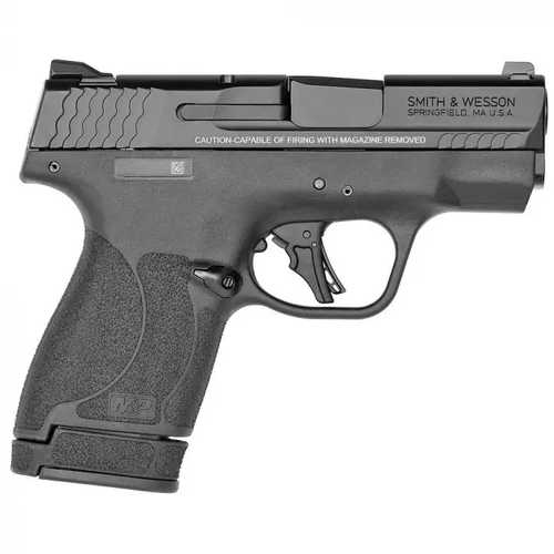 Smith & Wesson M&P9 Shield Plus Striker Fired Semi-automatic Polymer Frame Pistol Micro Compact 9mm 3.1" Barrel Armornite Finish Black Tritium Night Sights Optics Ready FALSE Thumb Safety (1)-13 Rounds and (1)-10 Mags
