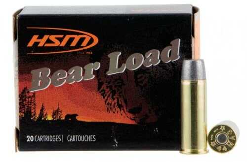 44 Rem Magnum 20 Rounds Ammunition HSM 305 Grain Wide Flat FALSEse Gas Check