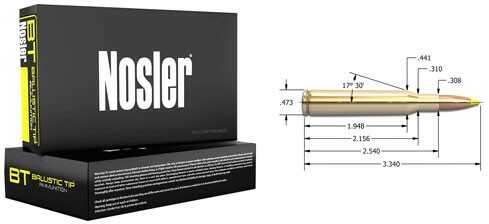 270 Winchester 20 Rounds Ammunition FALSEsler 140 Grain Ballistic Tip