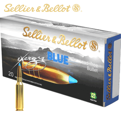 Sellier & Bellot 6.5 Creedmoor 120 Gr TXRG Blue Ammo - 20 Rounds for Precision Hunting