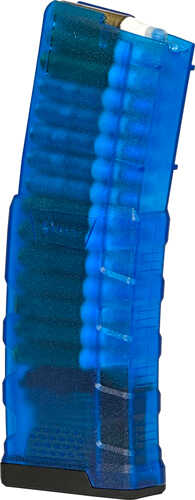 MFT EXD Magazine AR15 5.56X45 .223 30Rd Clear Blue Polymer