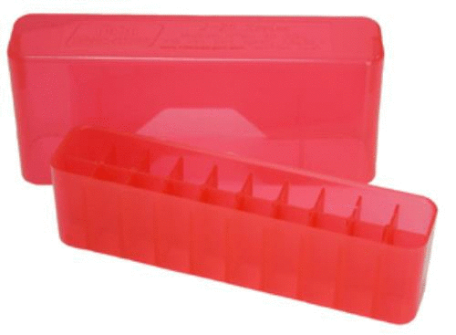 MTM Ammunition Box Medium Rifle 20-ROUNDS Slip Top Style