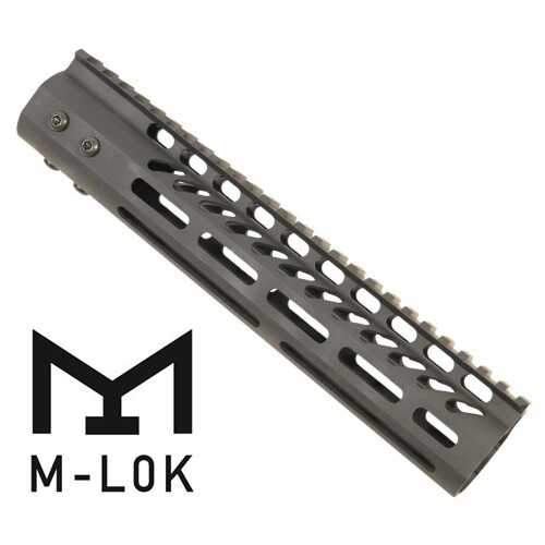 Guntec USA 10" Ultra Lightweight Thin M-LOK System Free Floating Handguard With MoFALSElithic Top Rail