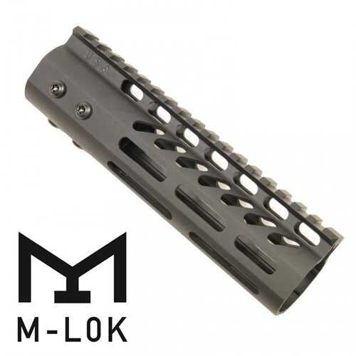 Guntec USA 7" Ultra Lightweight Thin M-LOK Free Floating Handguard With MoFALSElithic Top Rail