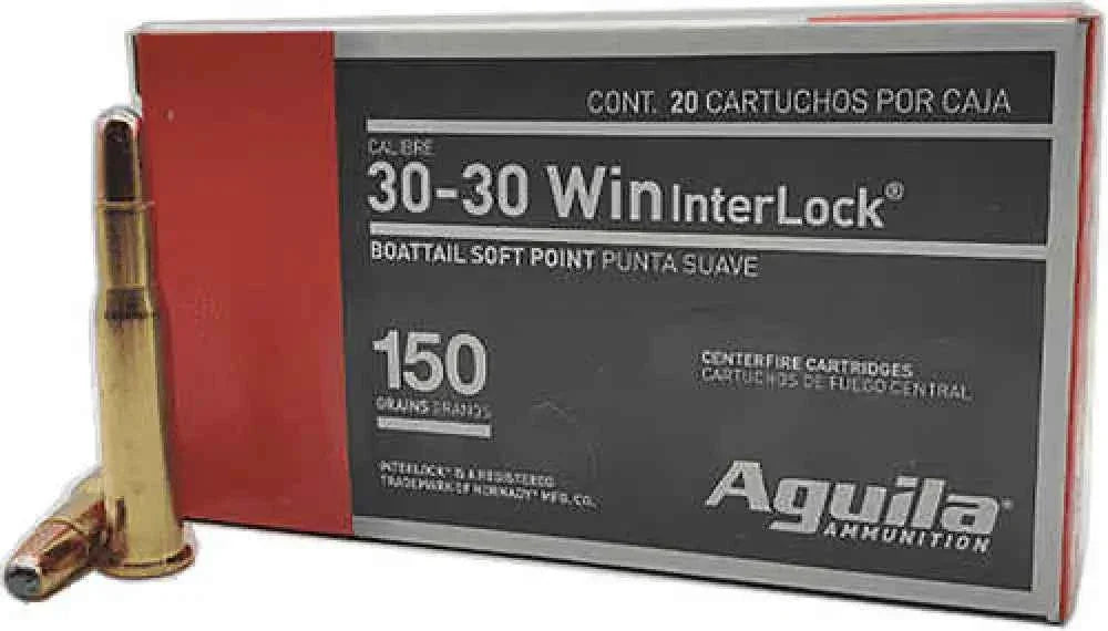Aguila 30-30 Winchester Interlock Boat Tail Power