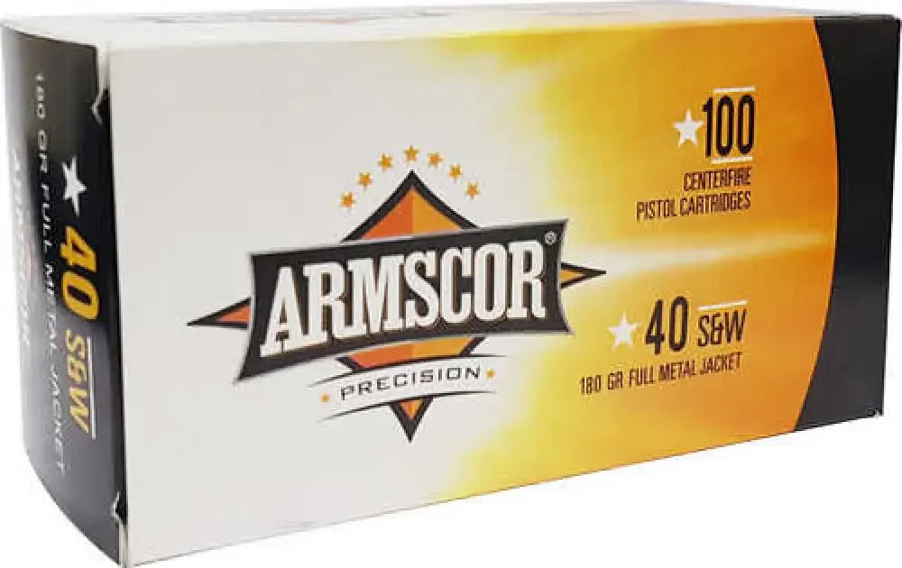 Armscor 40 S&W full metal jacket rounds for training sessions
