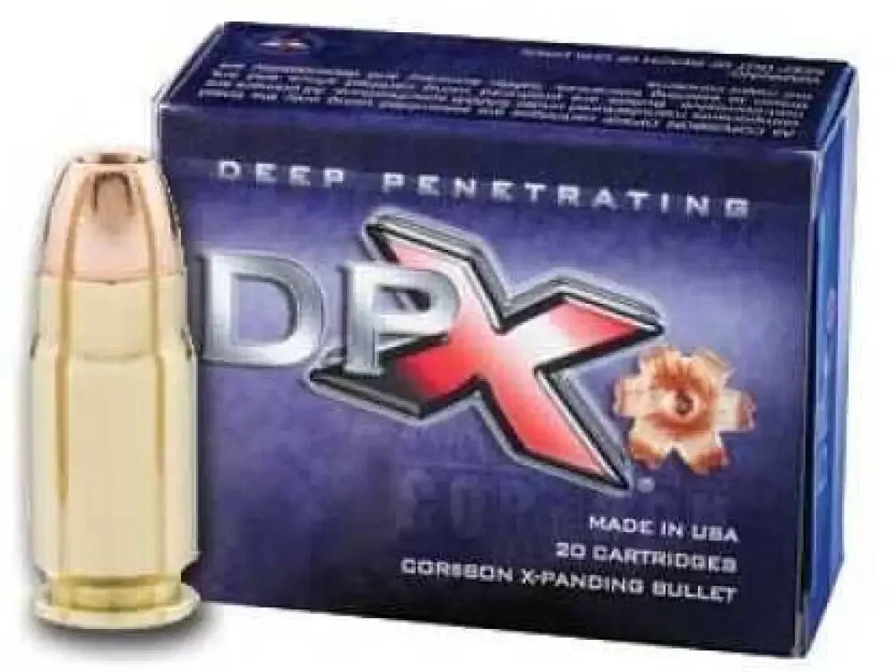 CorBon 357 Magnum 125 grain hollow point bullet with DPX packaging