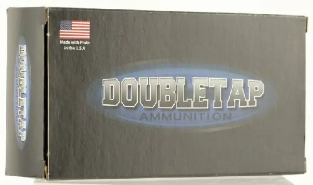 DoubleTap 38 Special 110 grain hollow point ammo box, low muzzle flash, USA made