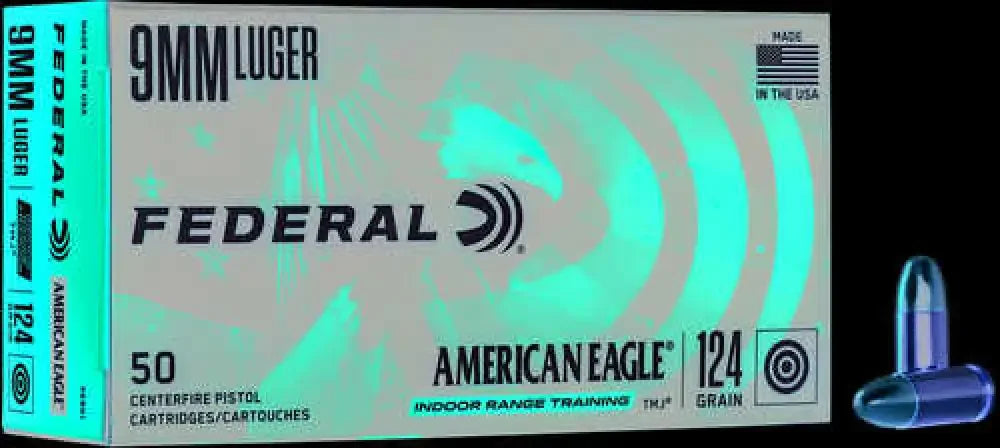 Federal American Eagle 40 S&w Ammo: Elevate your Training - S&w / 155 Grain / Full Metal Jacket - Handgun Ammo