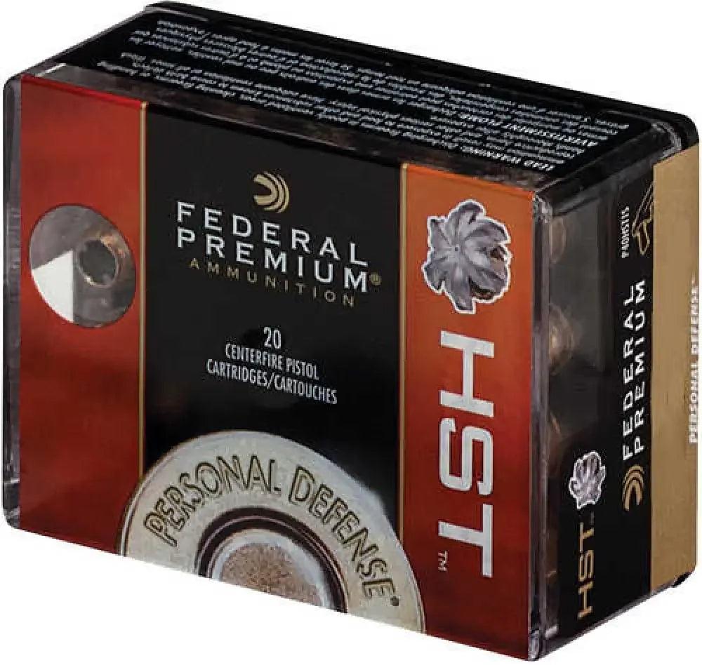 Federal 45 ACP 230 grain hollow point personal defense ammo box