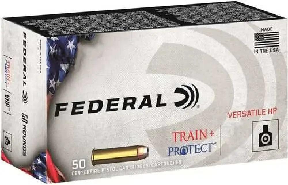Federal Train and Protect 38 Special versatile hollow point cartridges in 50-round box
