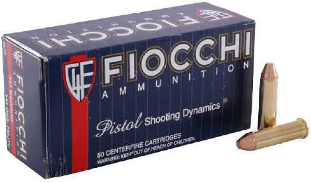 Fiocchi 357 magnum 50 rounds ammunition box for cost-effective training performance