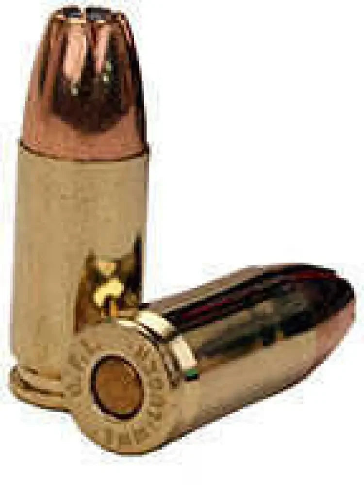 Fiocchi 9mm luger ammunition 147 grain hollow point with brass casing