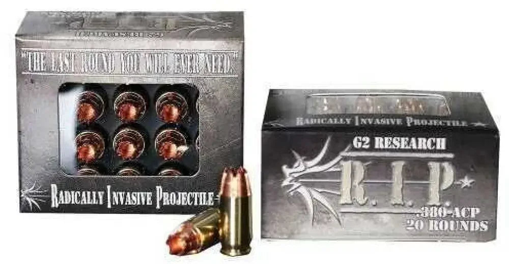 G2 Research 380 ACP 20 rounds ammunition with stopping power and unmatched precision