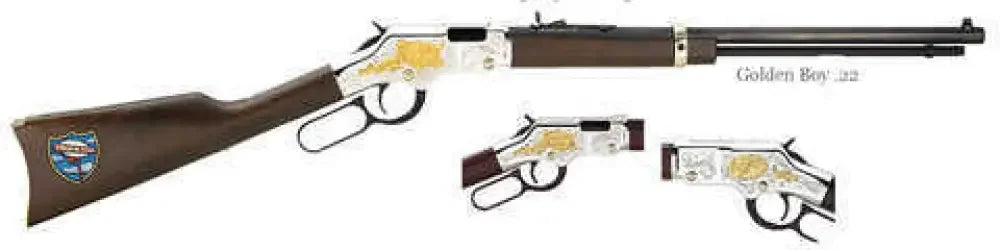 Henry Repeating Arms Golden Boy Trucker Tribute Gun -.22 Lr / Lever Action - Rifles