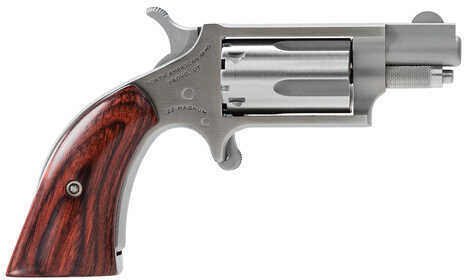 FALSErth American Arms 22 Boot Grip Magnum 1.12" Barrel 5 Round Wood Grain Stainless Steel Revolver 22MSGBG