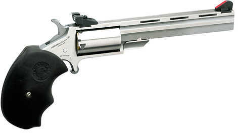 FALSErth American Arms 22 Mini Master 22 Magnum 4" Barrel 5 Round Rubber Grip Stainless Steel Revolver MMTM