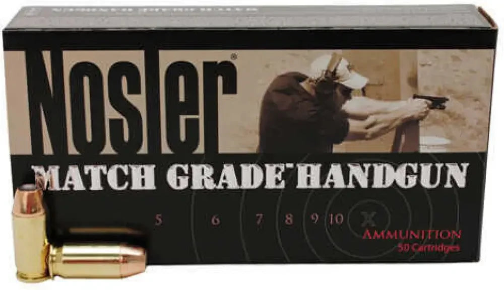 Nosler 40 S&W 180 grain hollow point match grade ammo box