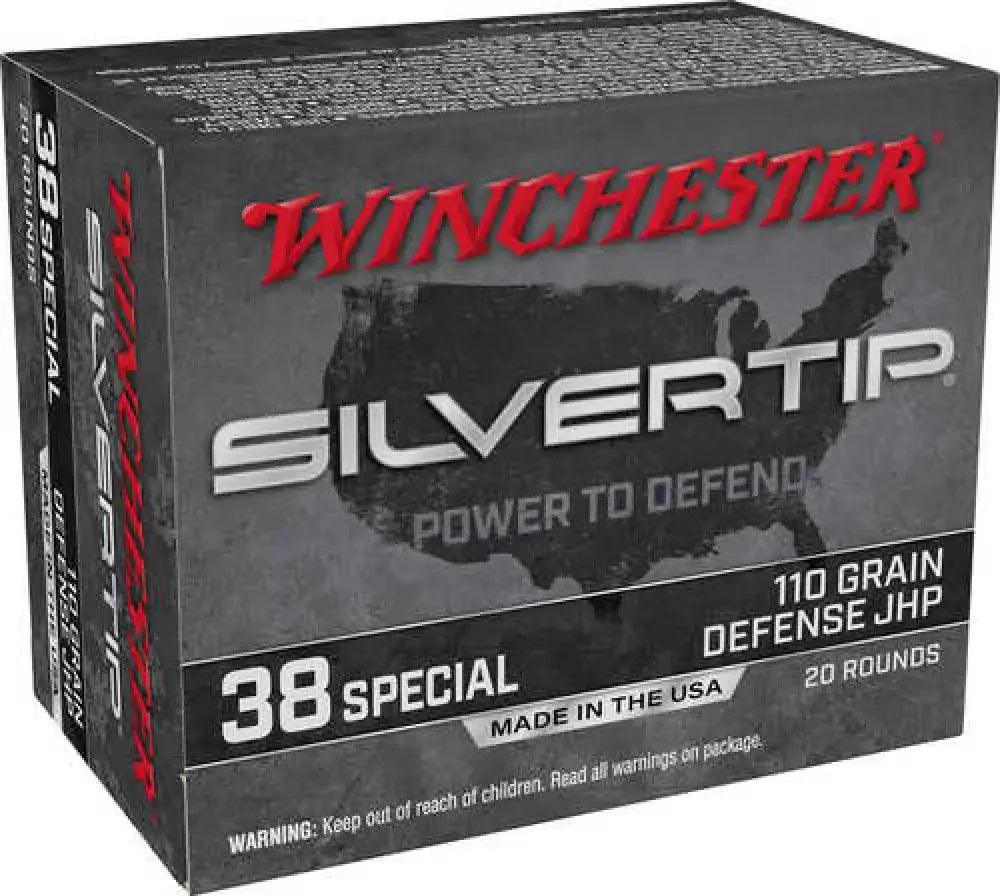 Winchester Super-X 38 Special 110 grain hollow point ammo box