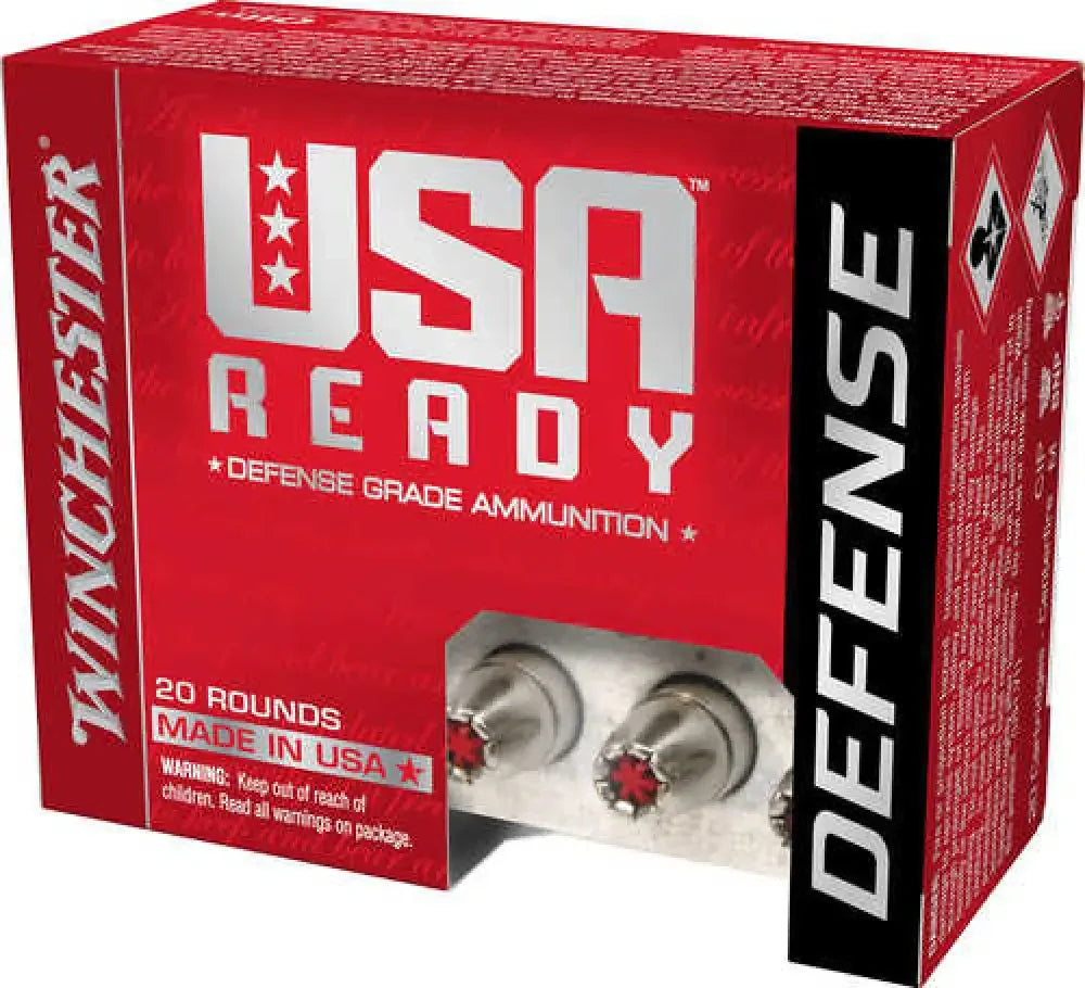 Winchester USA Ready 45 ACP 200 gr hollow point ammo for sport shooting