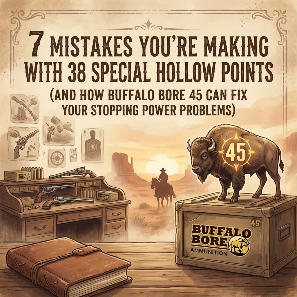 7 Mistakes You're Making with 38 Special Hollow Points (And How Buffalo Bore 45 Can Fix Your Stopping Power Problems) - Western Gun Store