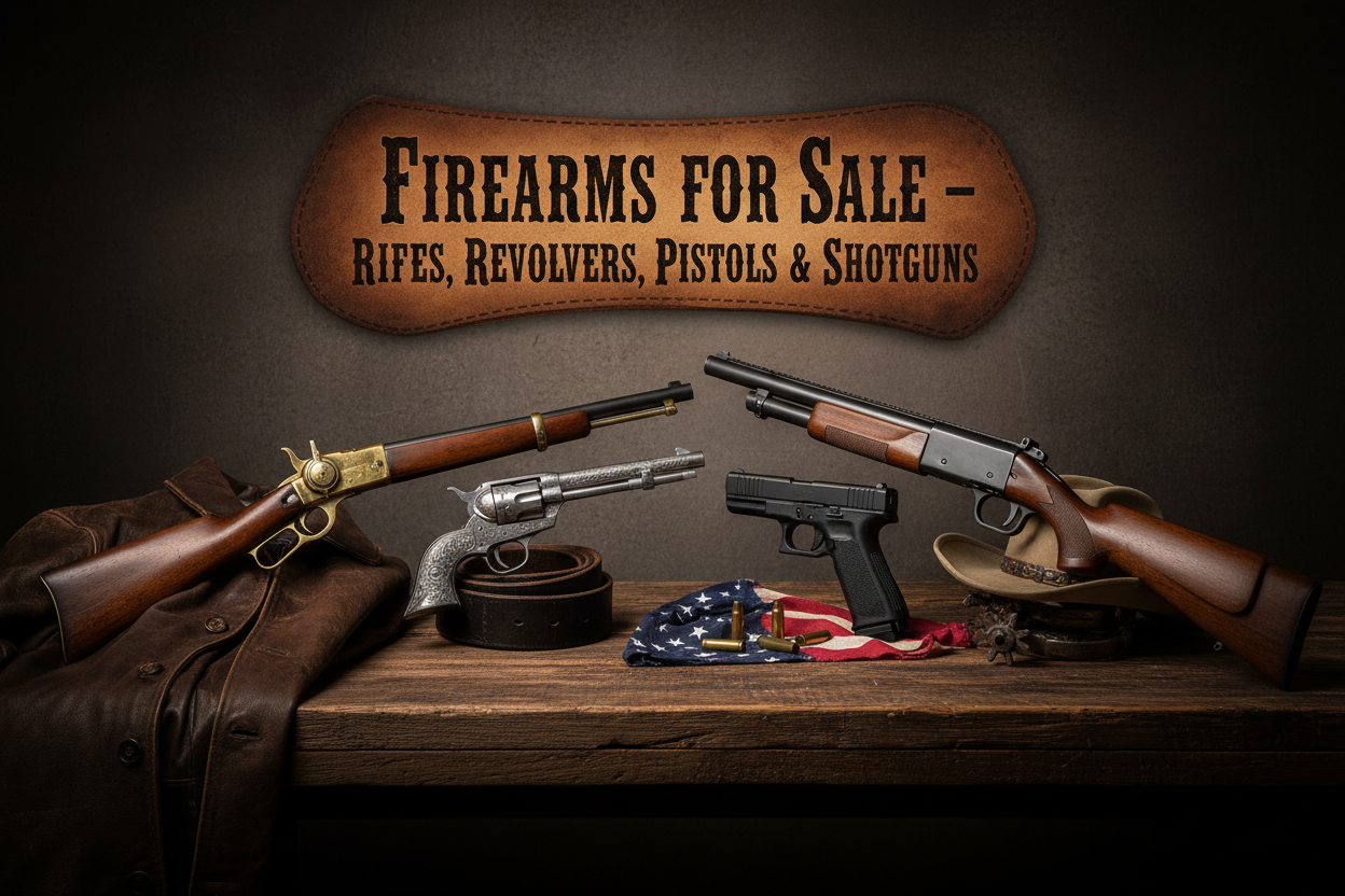 Firearms for Sale – Rifles, Shotguns & Handguns Online