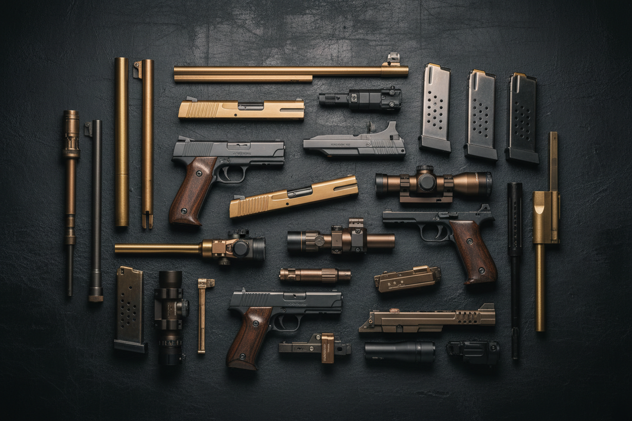 Gun Parts for Sale – Rifle & Handgun Components, Upgrades & Accessories