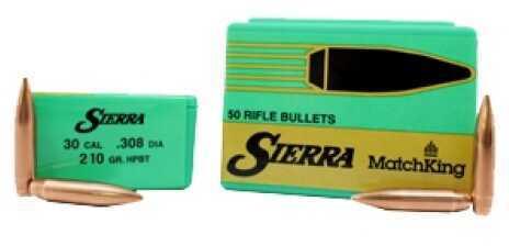 Sierra 30 Caliber 210 Grains HPBT Match/50 9240T