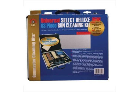 Gunmaster by DAC Universal Select 63 Piece Deluxe Gun Cleaning Kit Aluminum Case UGC96C