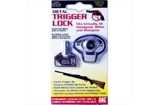 Metal Trigger Lock In Clam Pack Single Md: MTL099