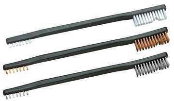 Otis TechFALSElogies Variety Pack AP Brushes(Nylon/Bronze/Stainless Steel) FG-316-3