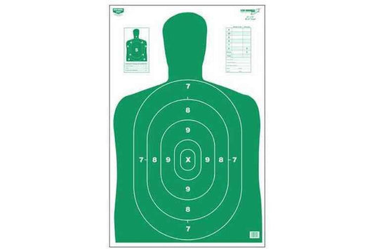 Birchwood Casey Eze-Scorer Silhouette Green, 23" x 35" (Per 100) 37017