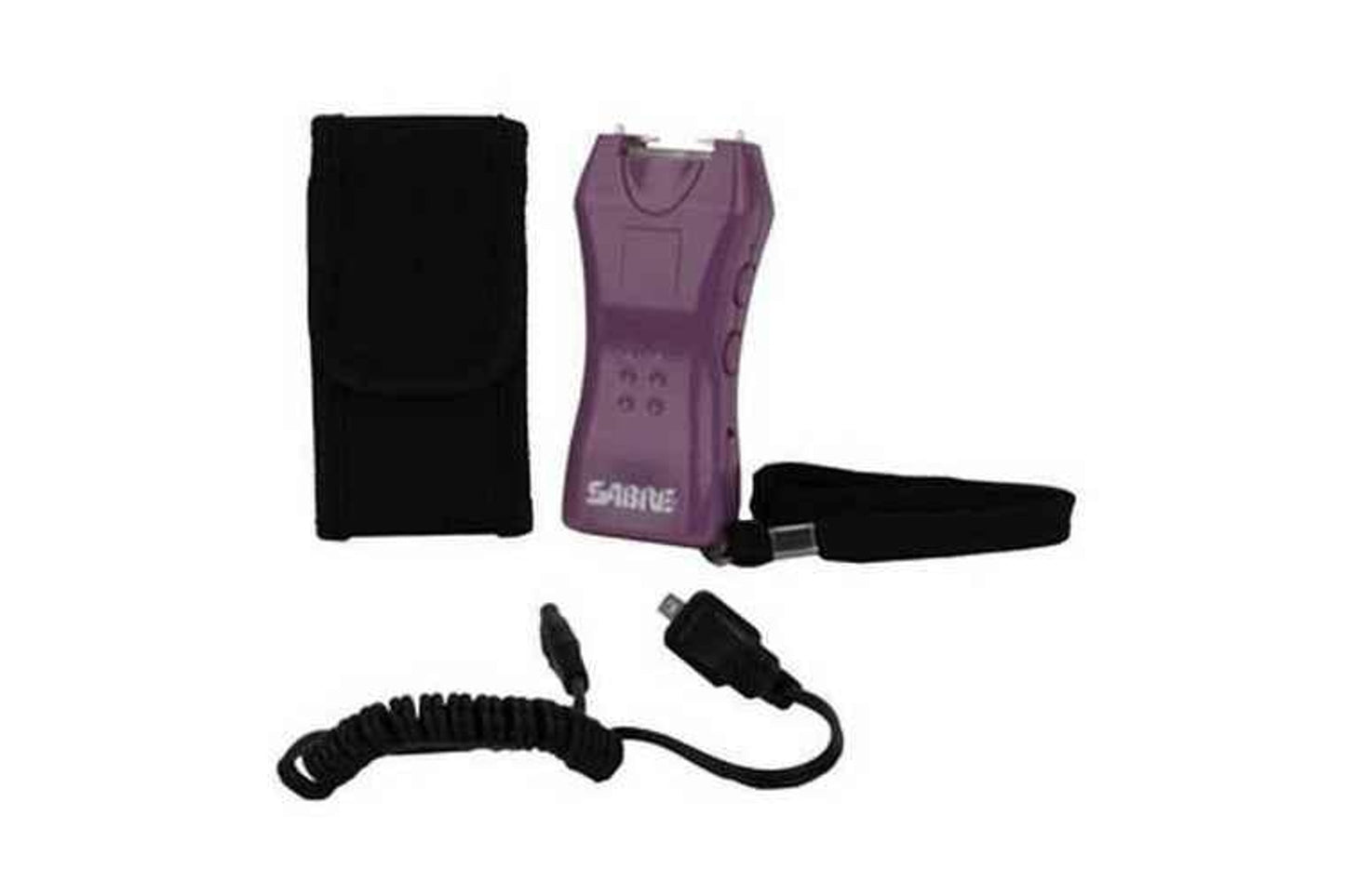 Sabre 600,000V Mini Stun Gun w/Holster Purple S-1005-PR