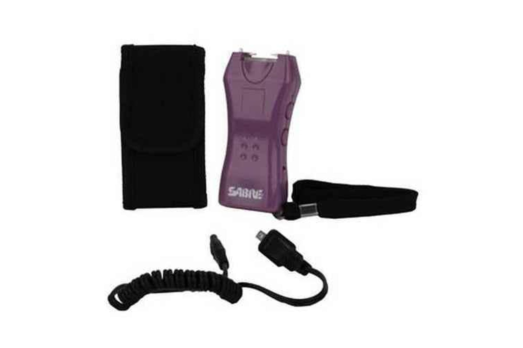 Sabre 600,000V Mini Stun Gun w/Holster Purple S-1005-PR