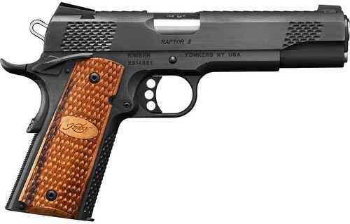 Kimber Raptor II Pistol, 5 in barrel, 8 rd capacity, zebra wood finish