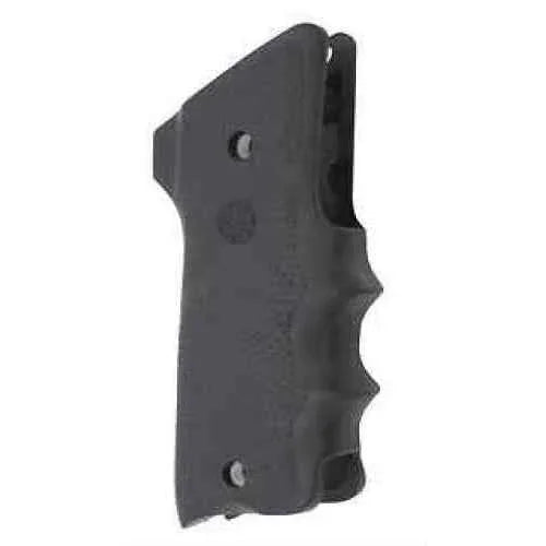 Hogue Grips Rubber Black W/Finger Grooves Wraparound Rug MK II 82000