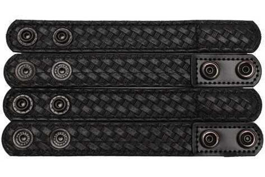 Bianchi 7906 AccuMold Elite Belt Keeper Hidden Snap, Basket Black 22091