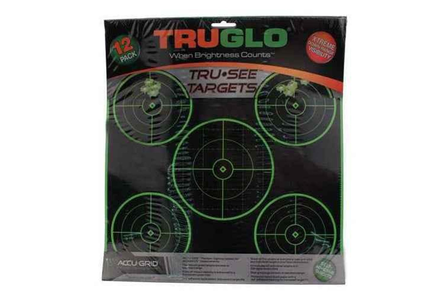 Truglo Target 5-Bull 12X12 12 Pack TG11A12