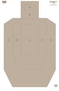 Birchwood Casey Eze-Scorer IPSC Practice 23" x 35" Per 5 Md: 37029