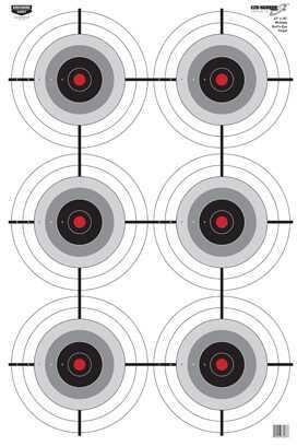 Birchwood Casey Eze-Scorer Multi-Bull's-Eye 23" x 35" Per 5 Md: 37037